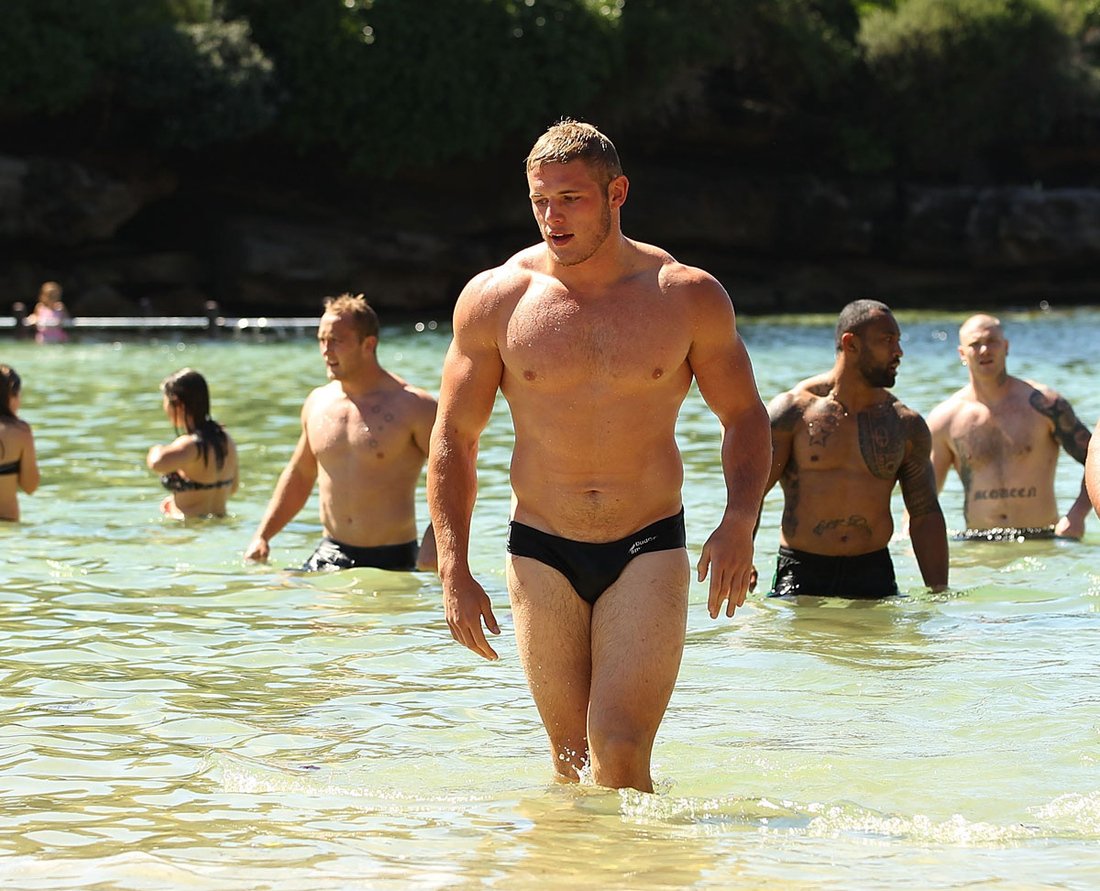 A man with a little meat on the bones. George Burgess Rugby player