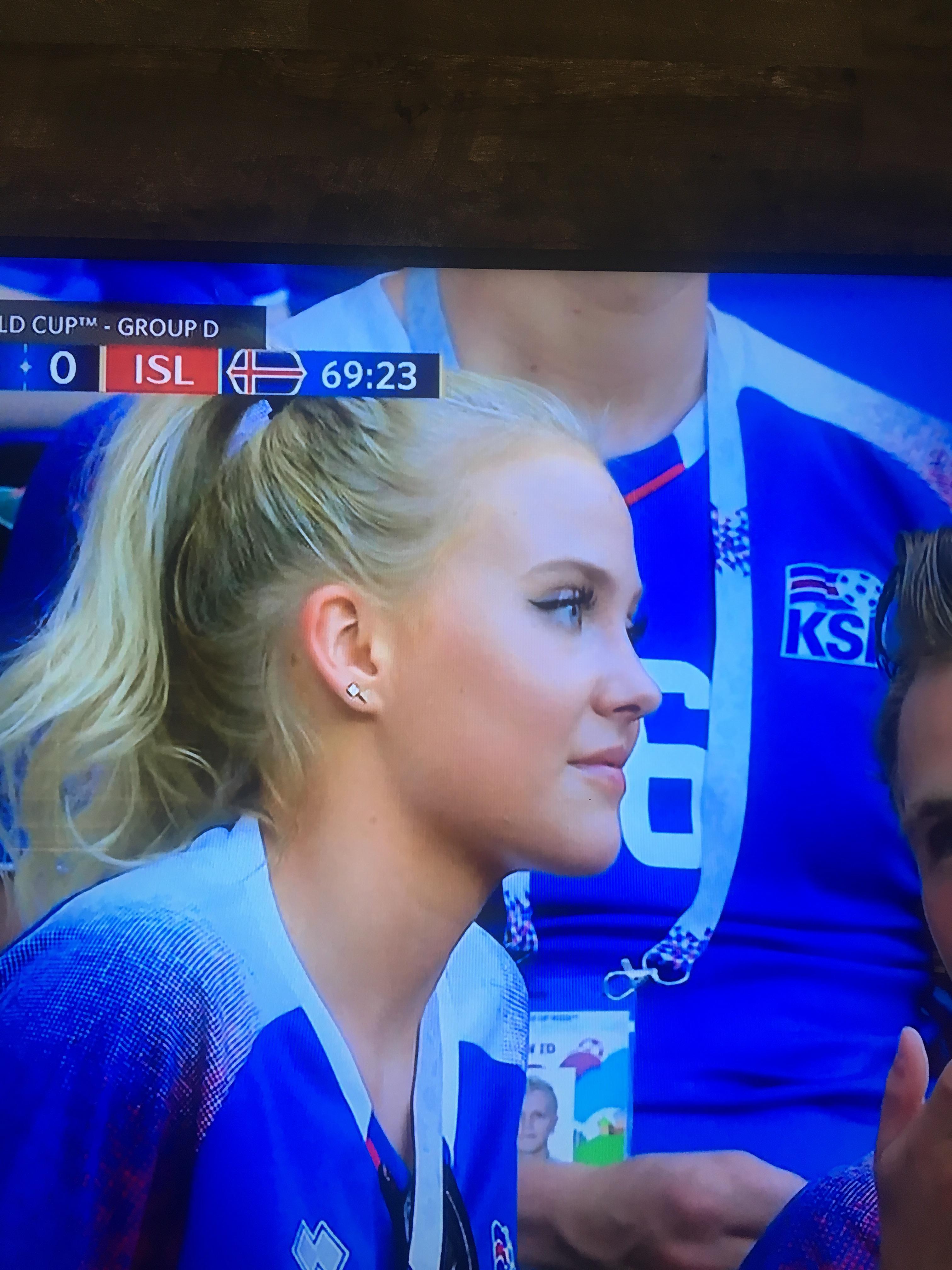 Icelandic Goddess at the World Cup