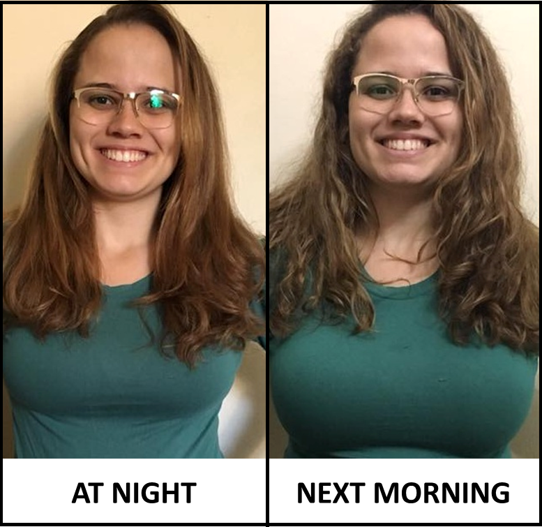 Difference after a night of lactation (found on Imur, I don't know her)