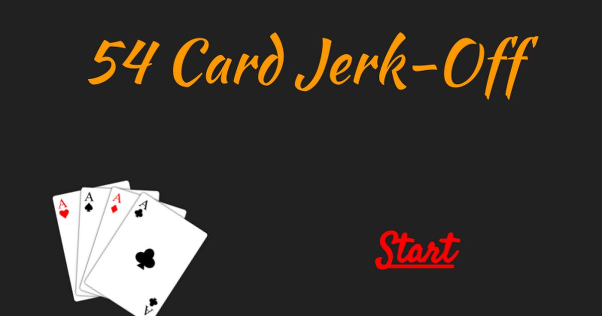 [XL] 54 Card Jack-off - A Google Slides Interactive JOIP Game - More at R/joipp