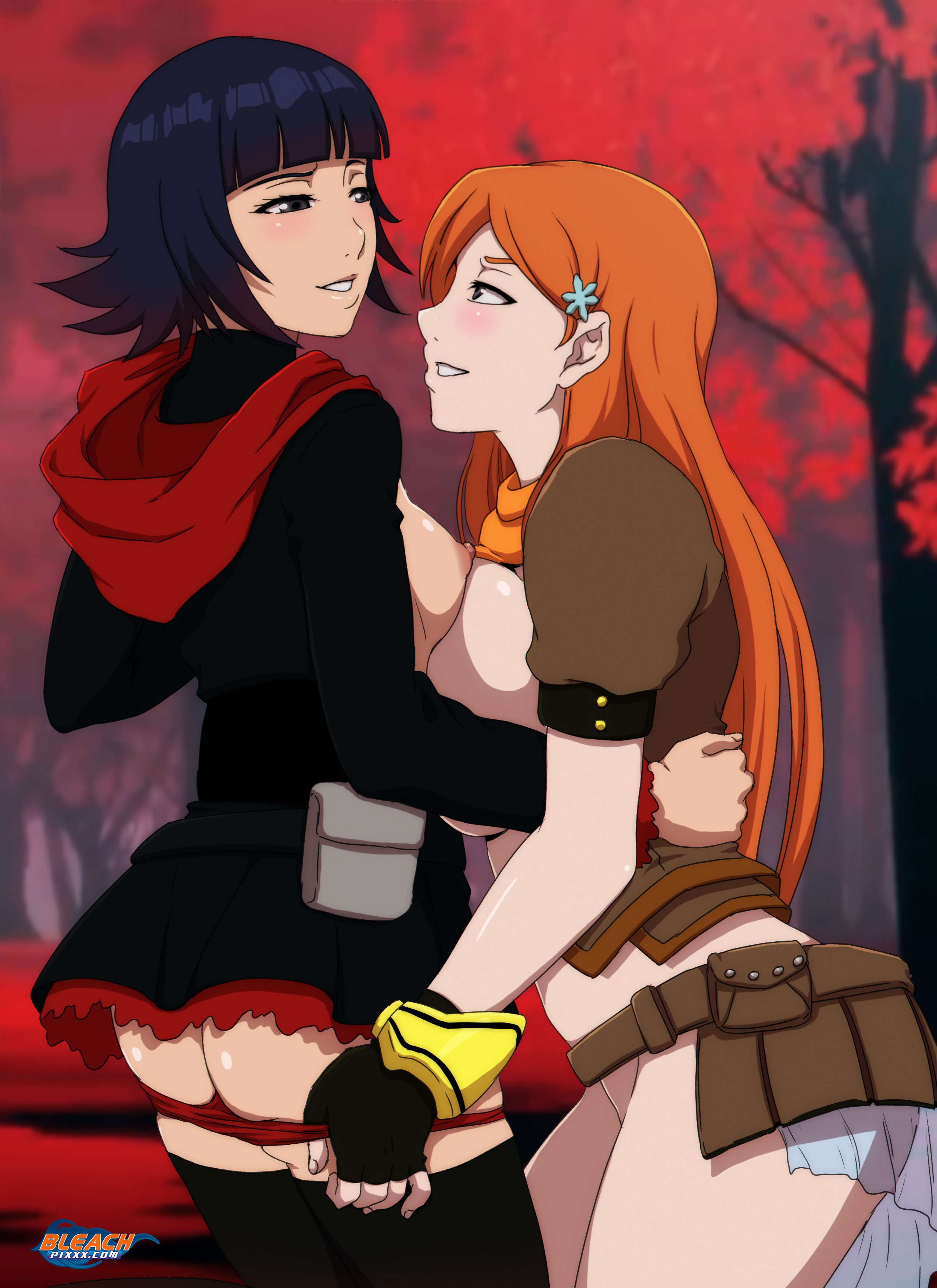 Orihime and Soifon 