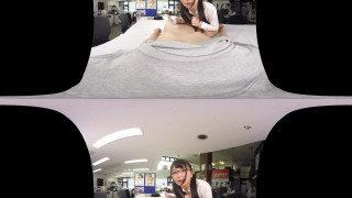 【VR】SOD女子社員加藤ももかが初めてのVR撮影に挑戦！SOD社内で初めての濃密キス密着見つめ合い激うぶ恥じらいSEX