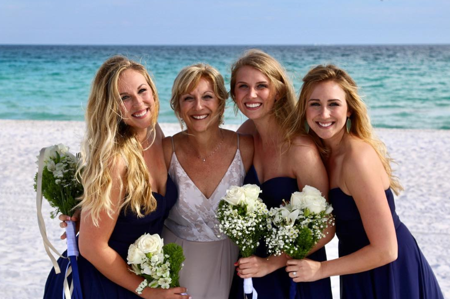 Mom and her 3 daughters