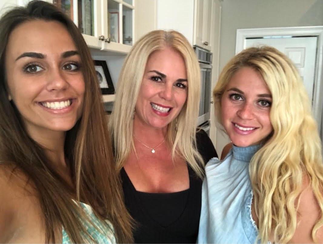 Mom and her two lovely daughters