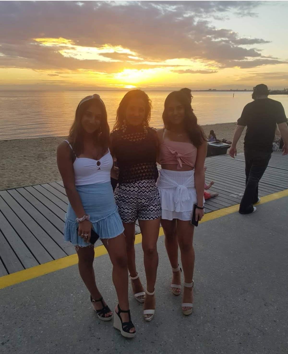 Sunset with the girls