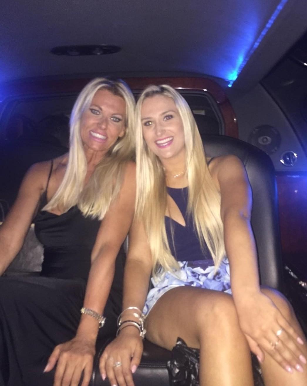 Limo ride with mom
