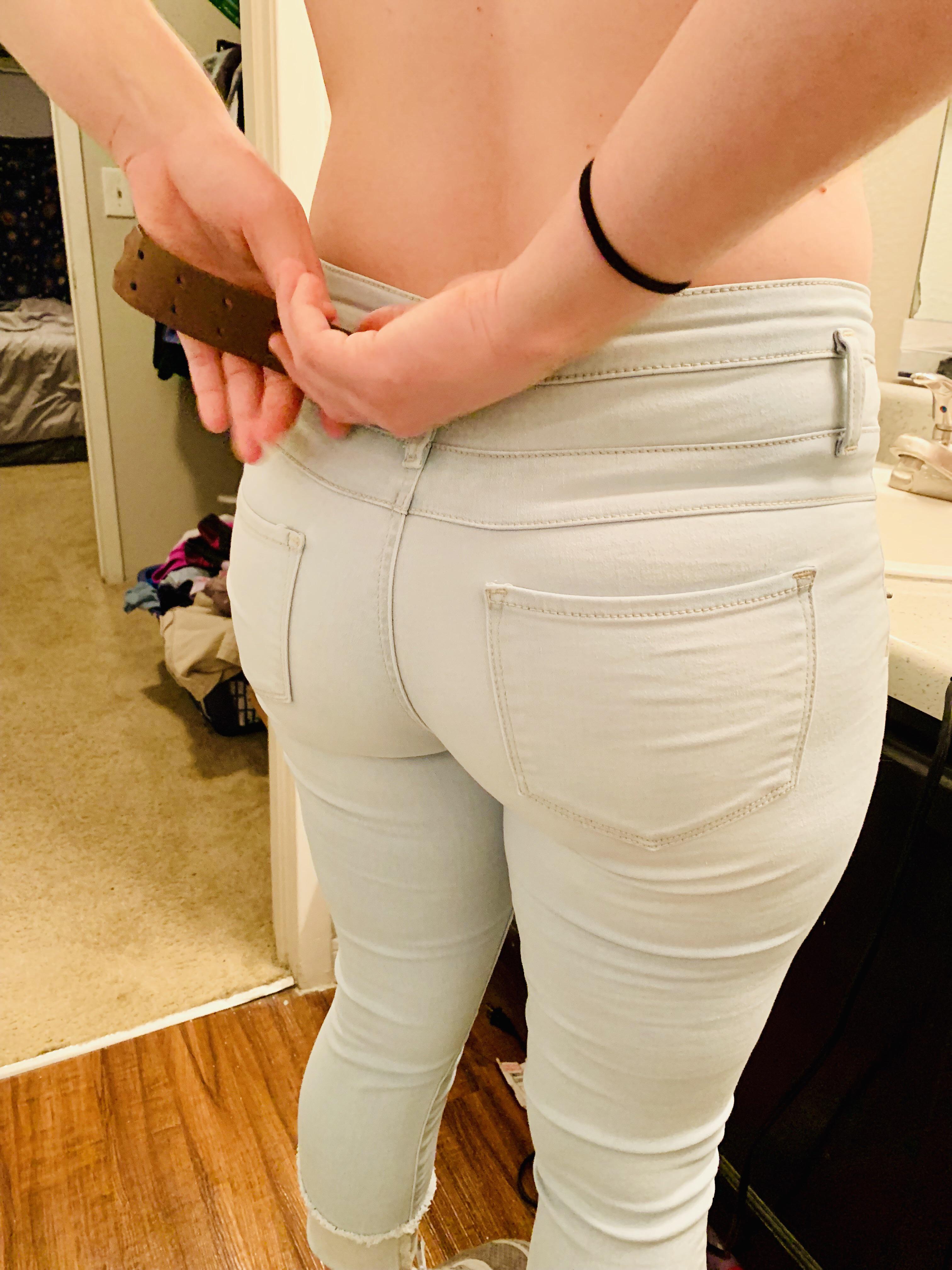 Do you guys love my hotwife in jeans as much as I do?