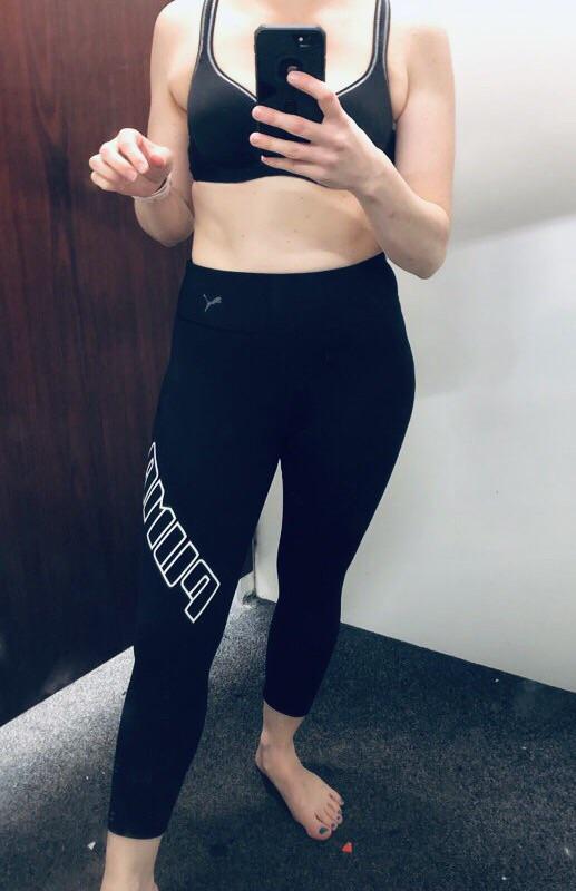 She sent me this today while out shopping for gym clothes.. looking fine!