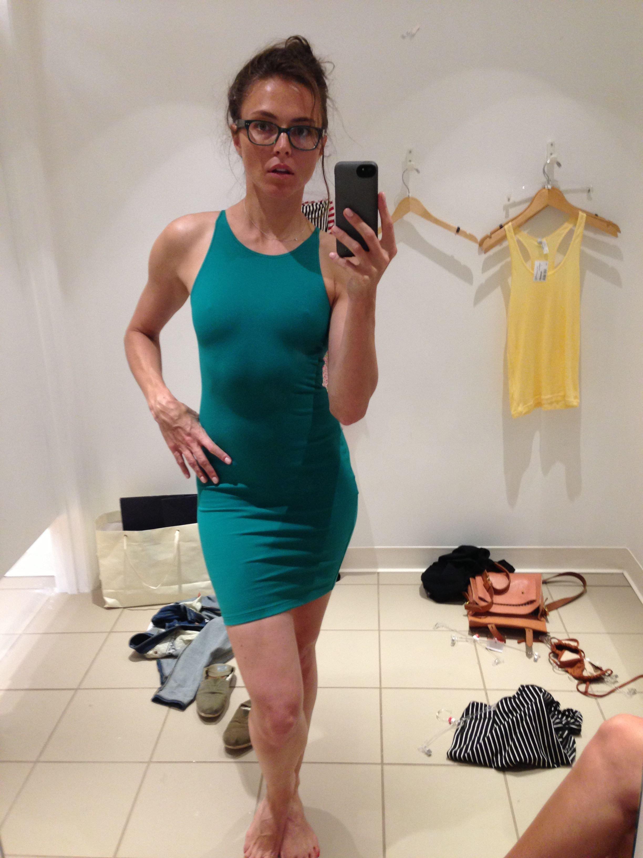 Milf in a changing room