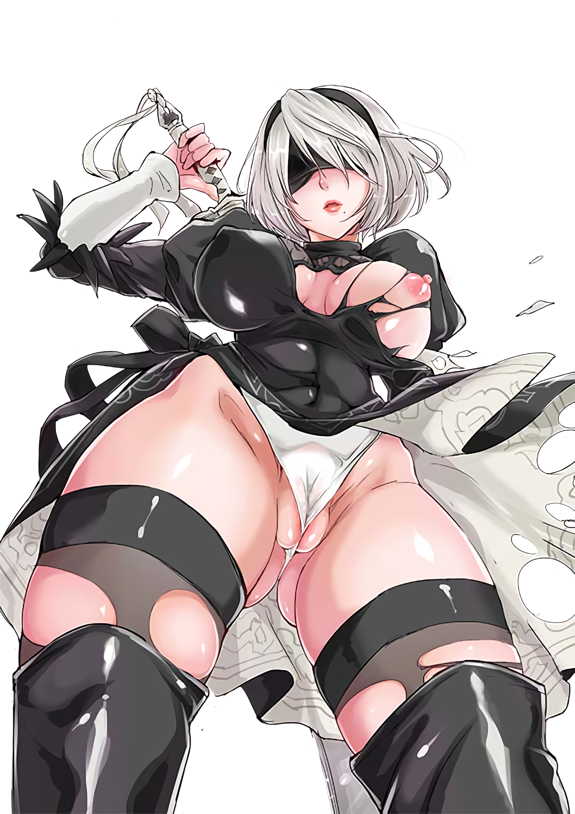 2B standing over you