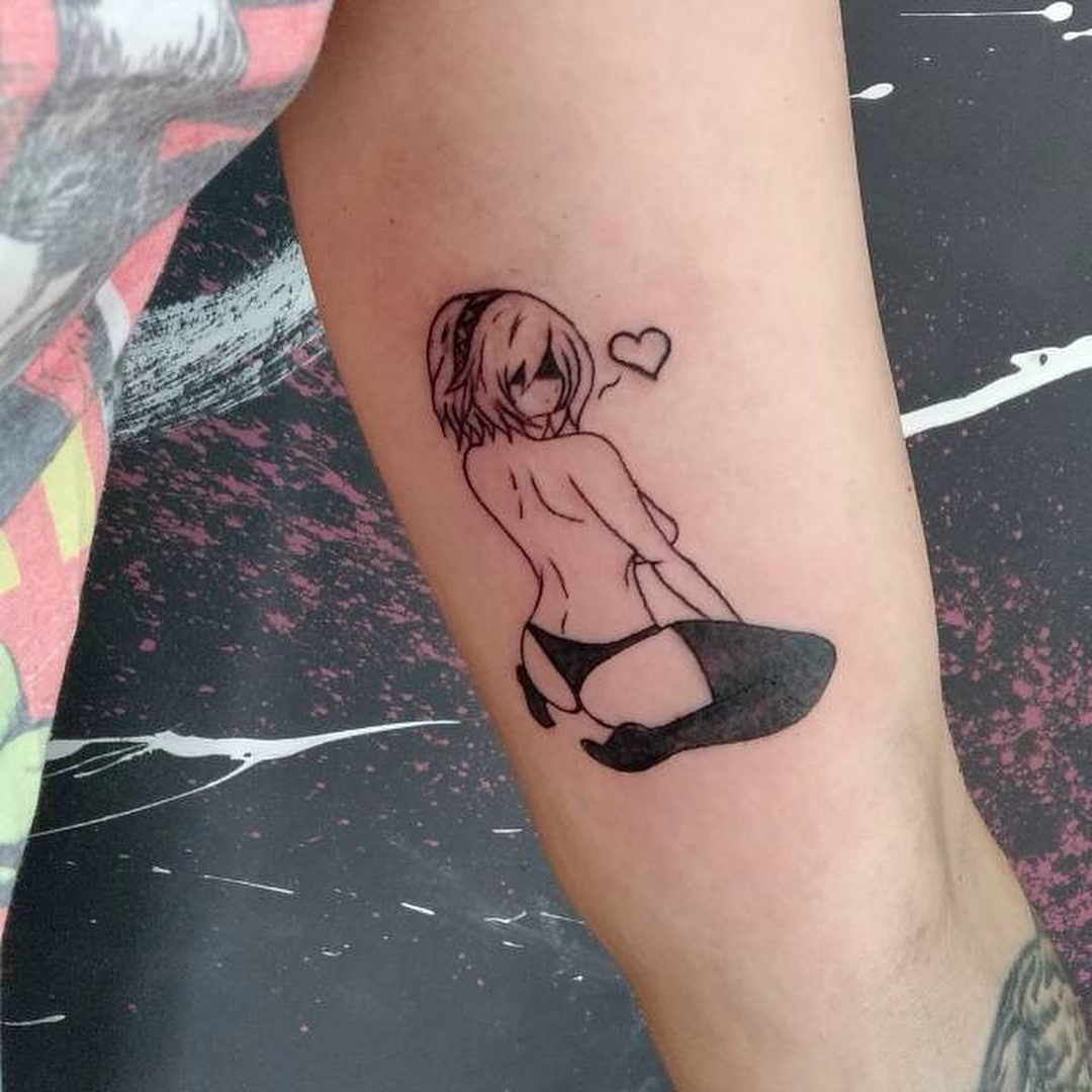 Not a pic but awesome sexy 2b tattoo I'd love to get.