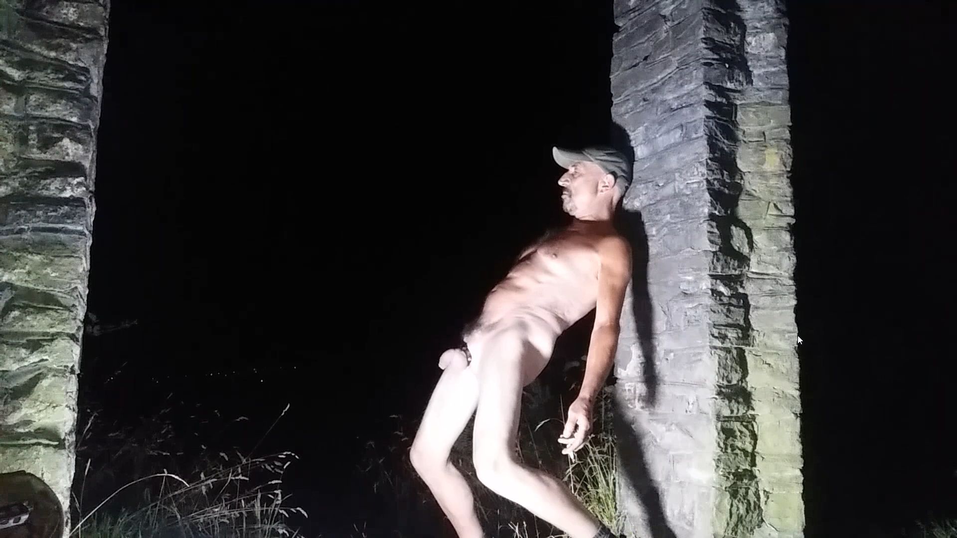 Male Nude Outdoors in Public