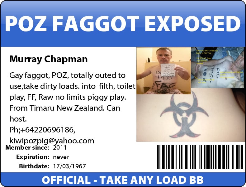 Poz Faggot Murray Chapman Exposure