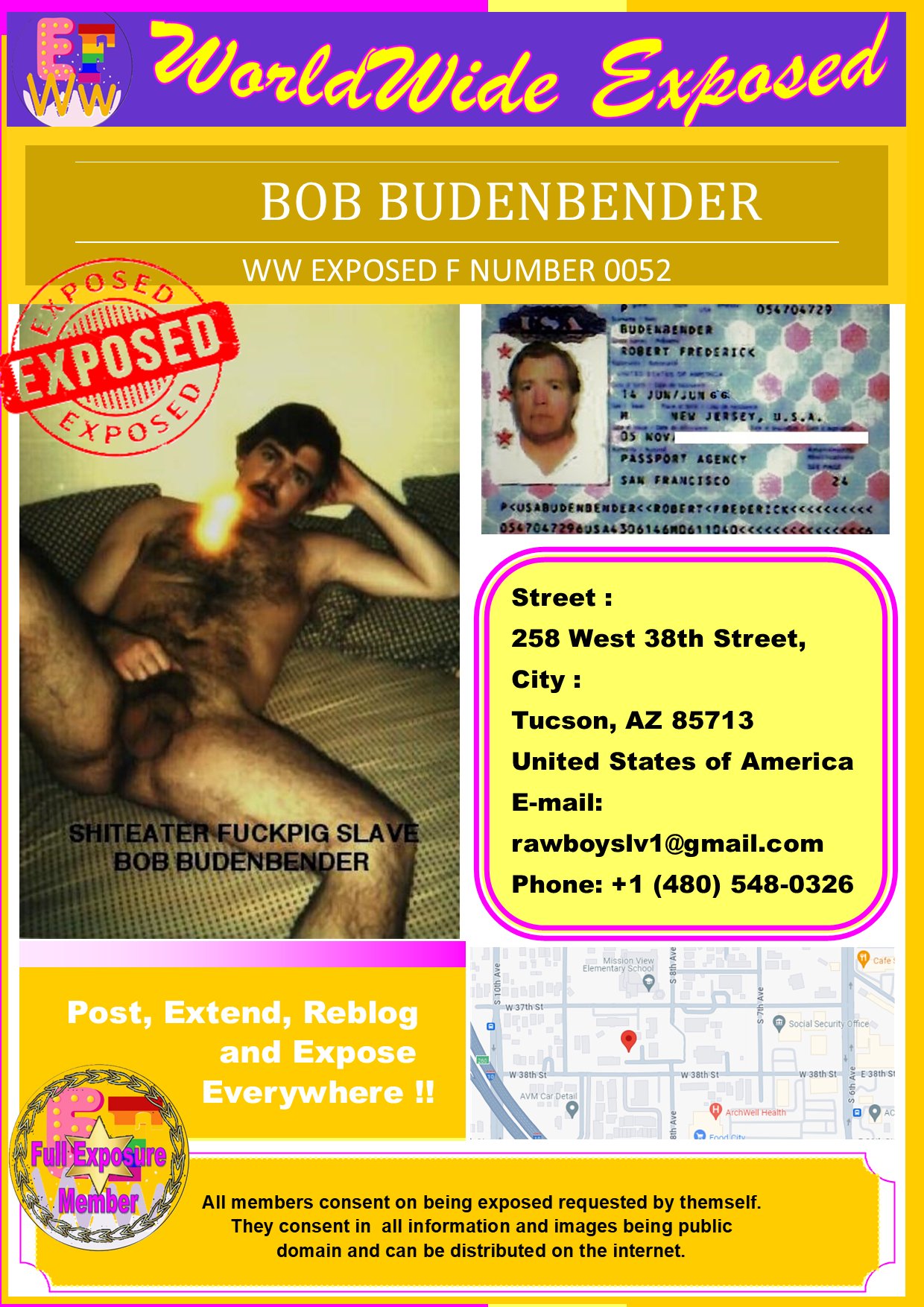 Bob Budenbender Exposed Faggot