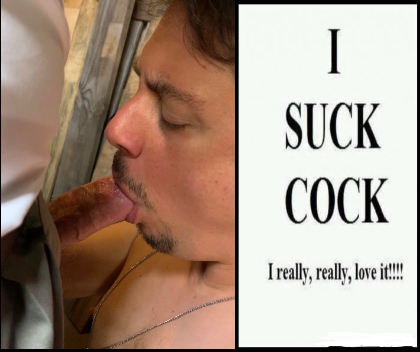 I suck cock!