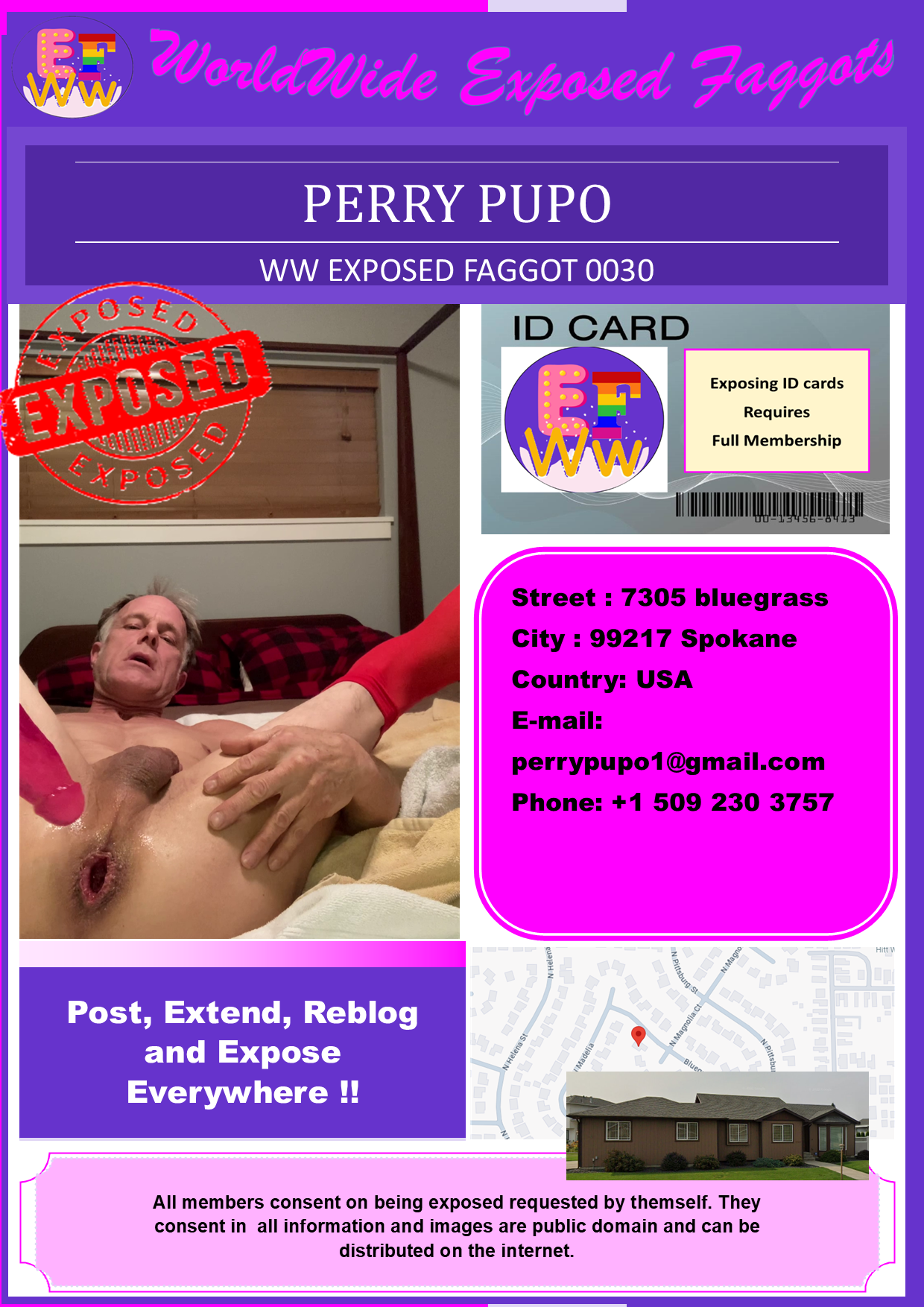 #30 Perry Pupo exposed faggot