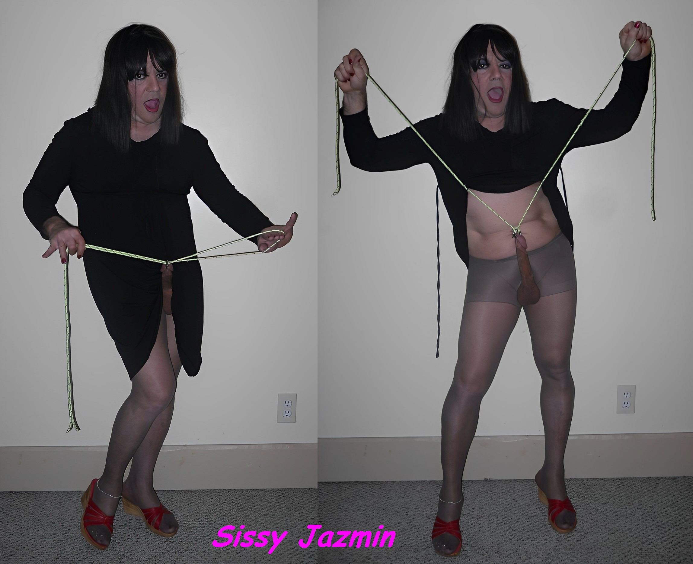 Sissy Crossdresser Jazmin Exposed