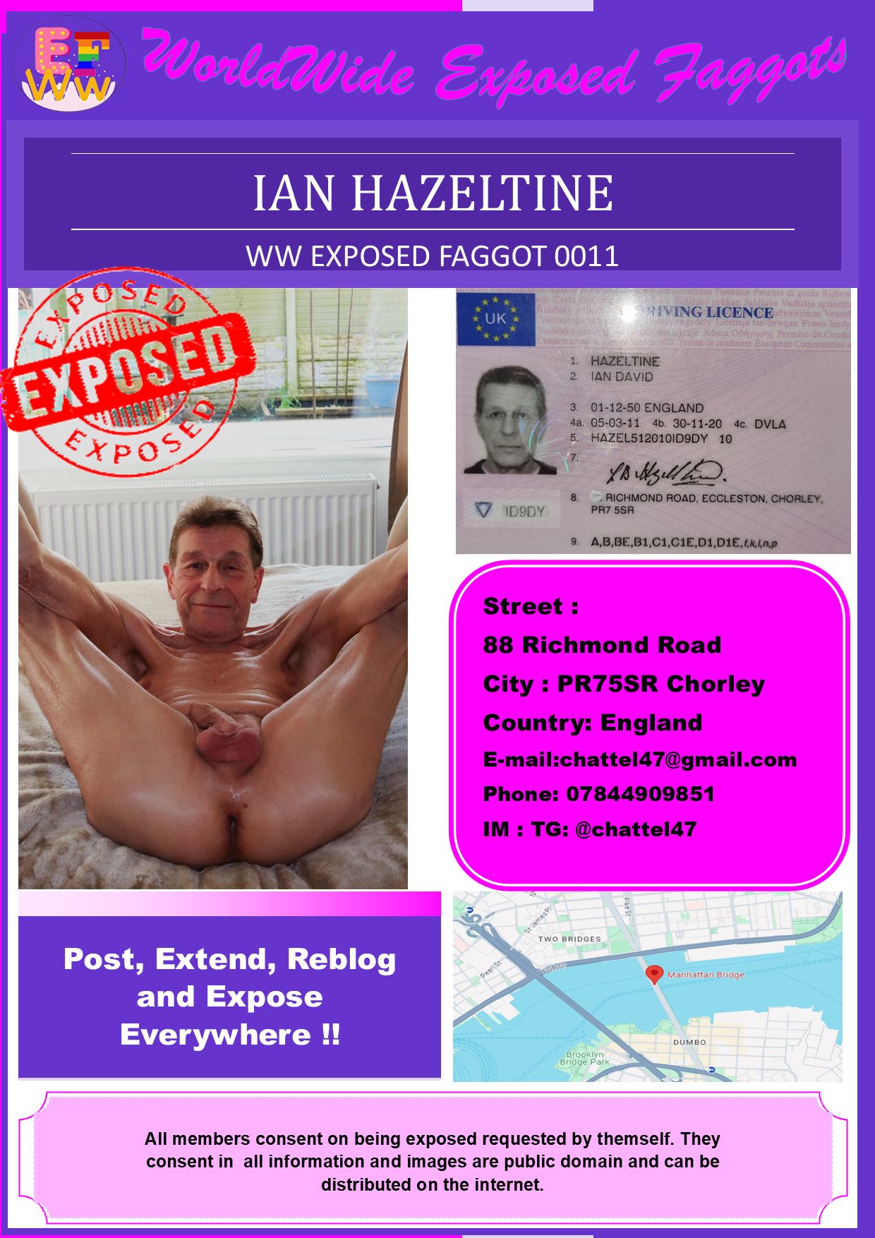 Ian Hazeltine faggot