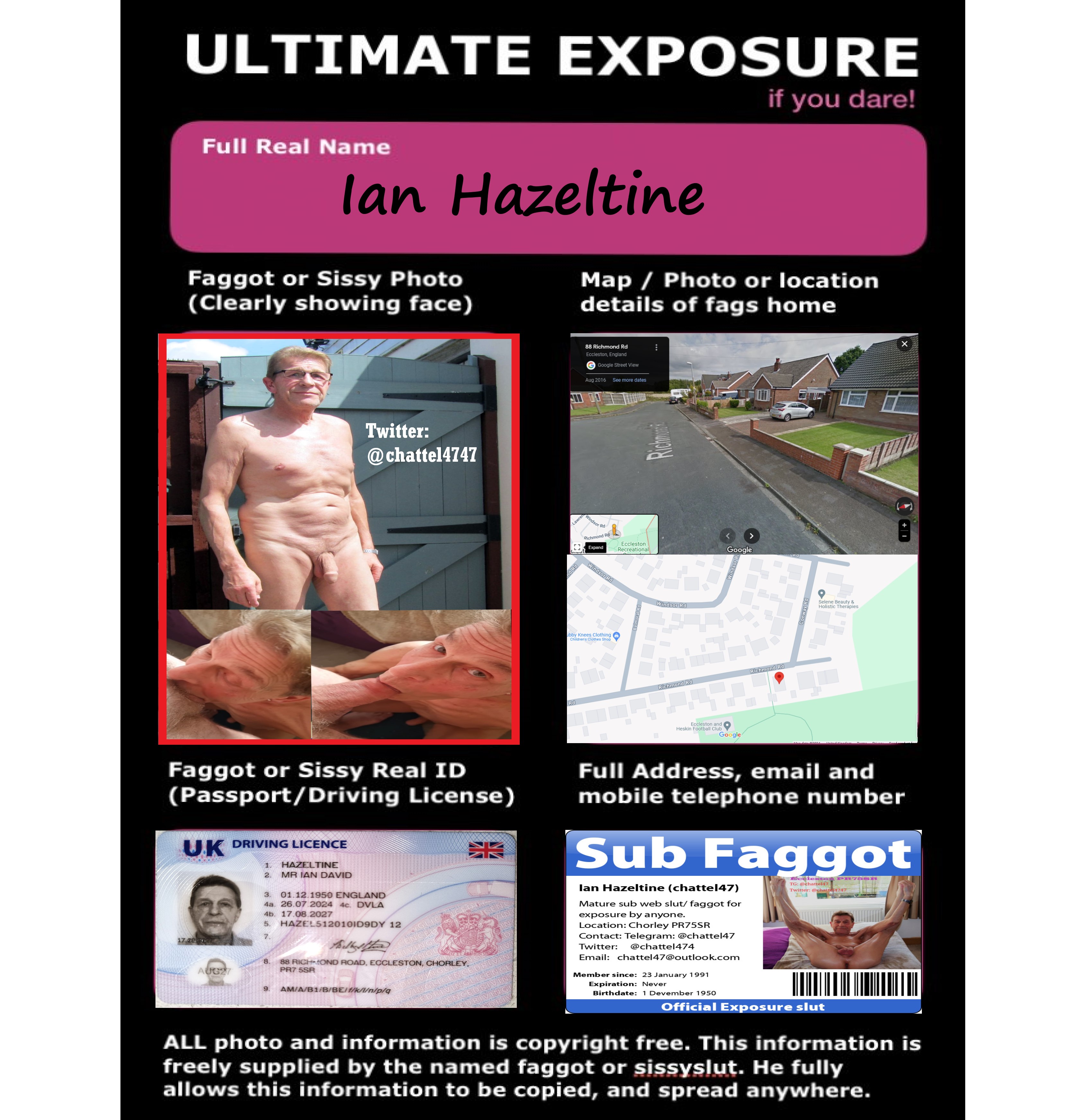 Ian Hazeltine faggot