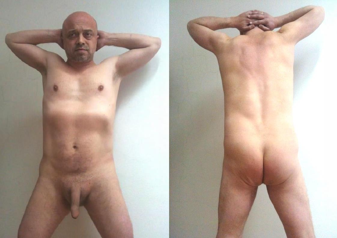 Daddy exposed naked full frontal and back