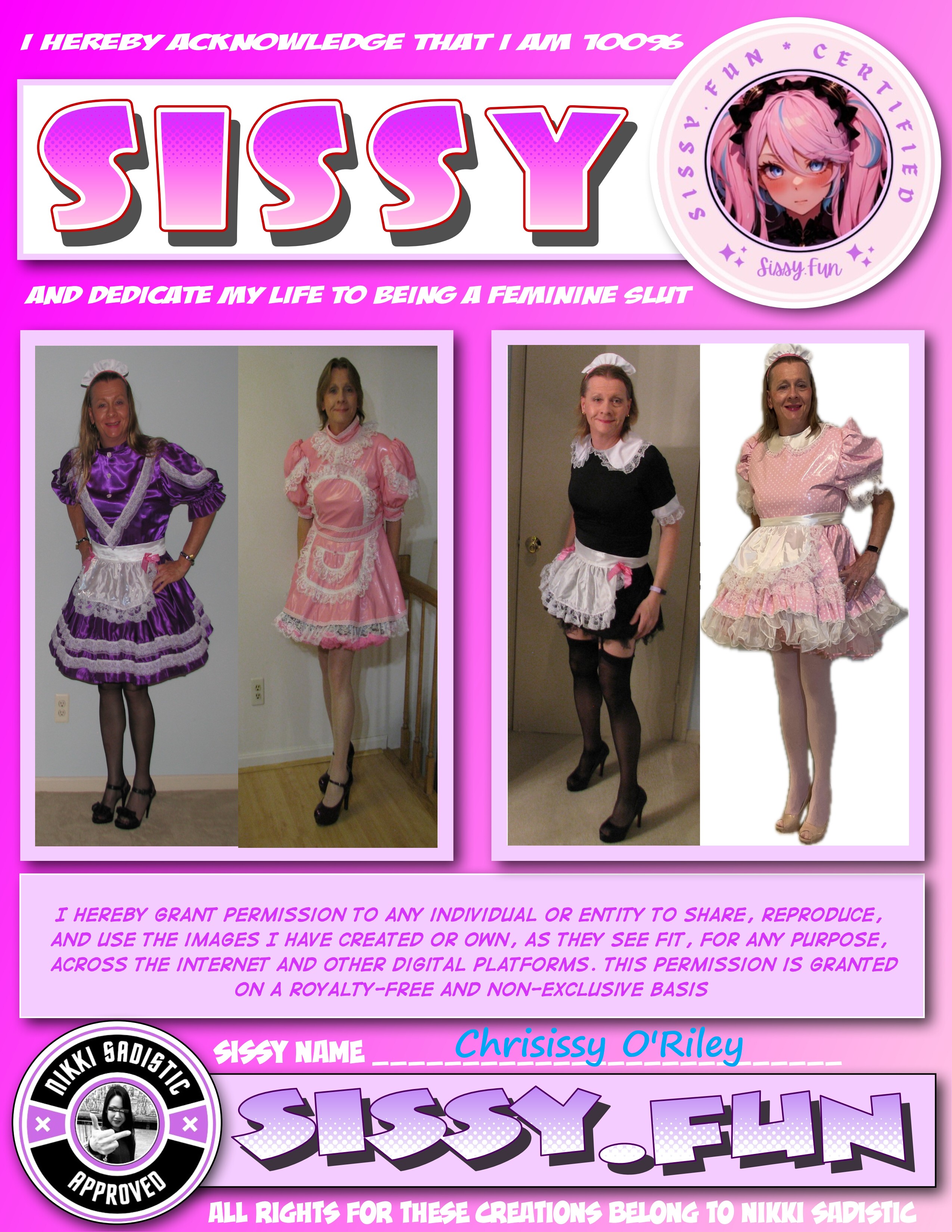 Chrisissy O'Riley is an exposed sissy on xxxposed.fun