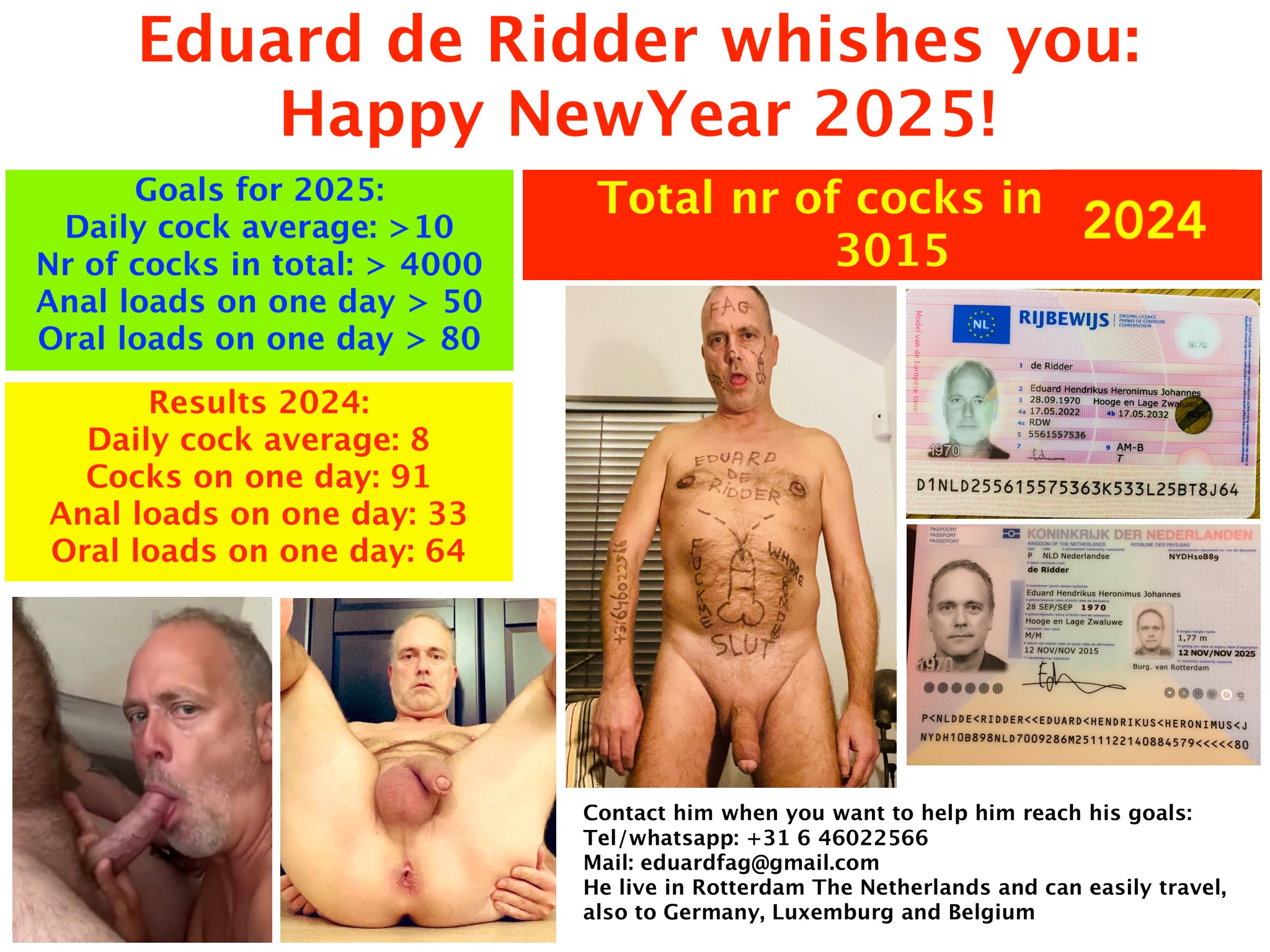 Eduard de Ridder Happy Newyear 2025