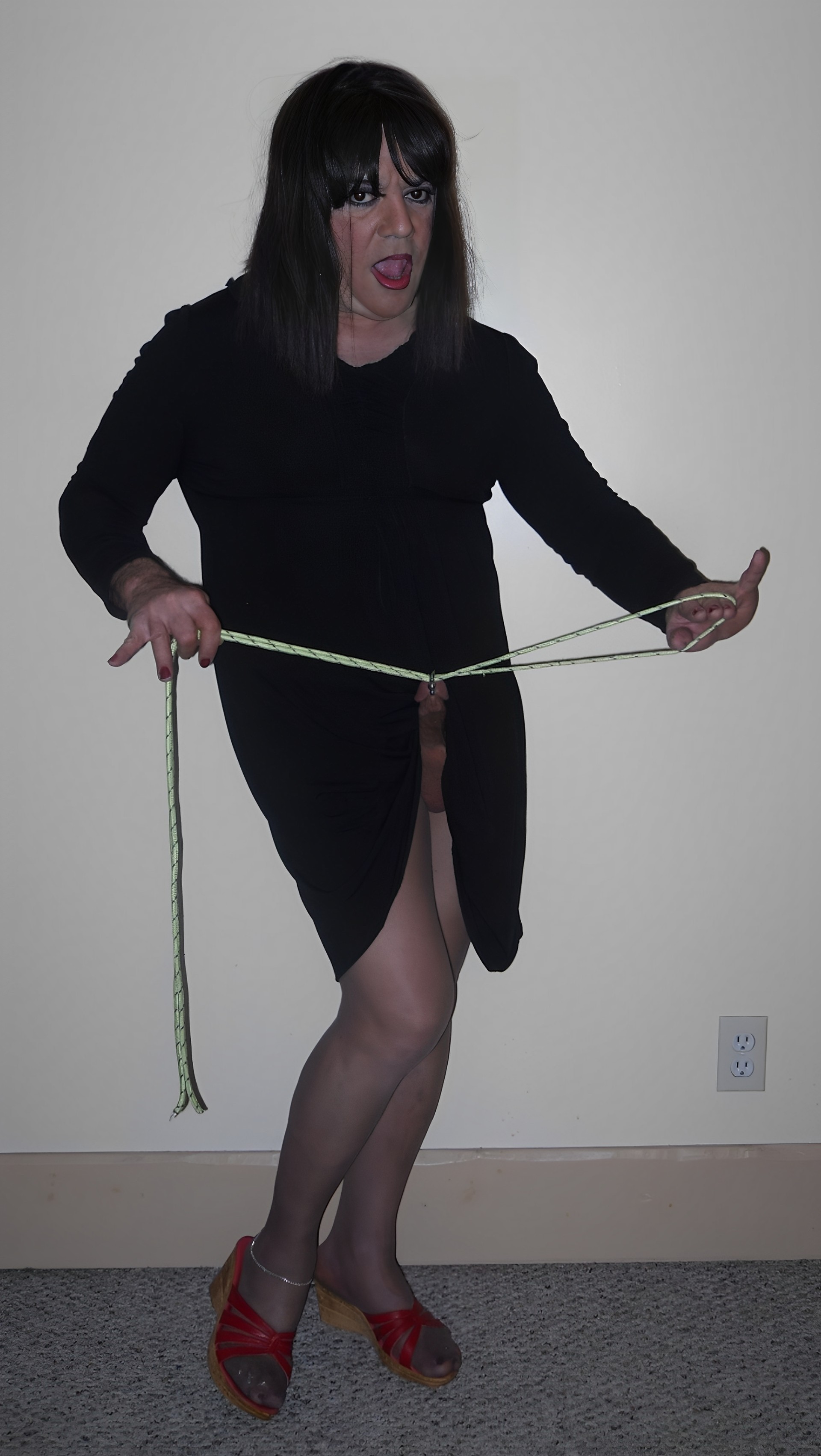  Crossdresser Jazmin Playing with my Sissy Cock