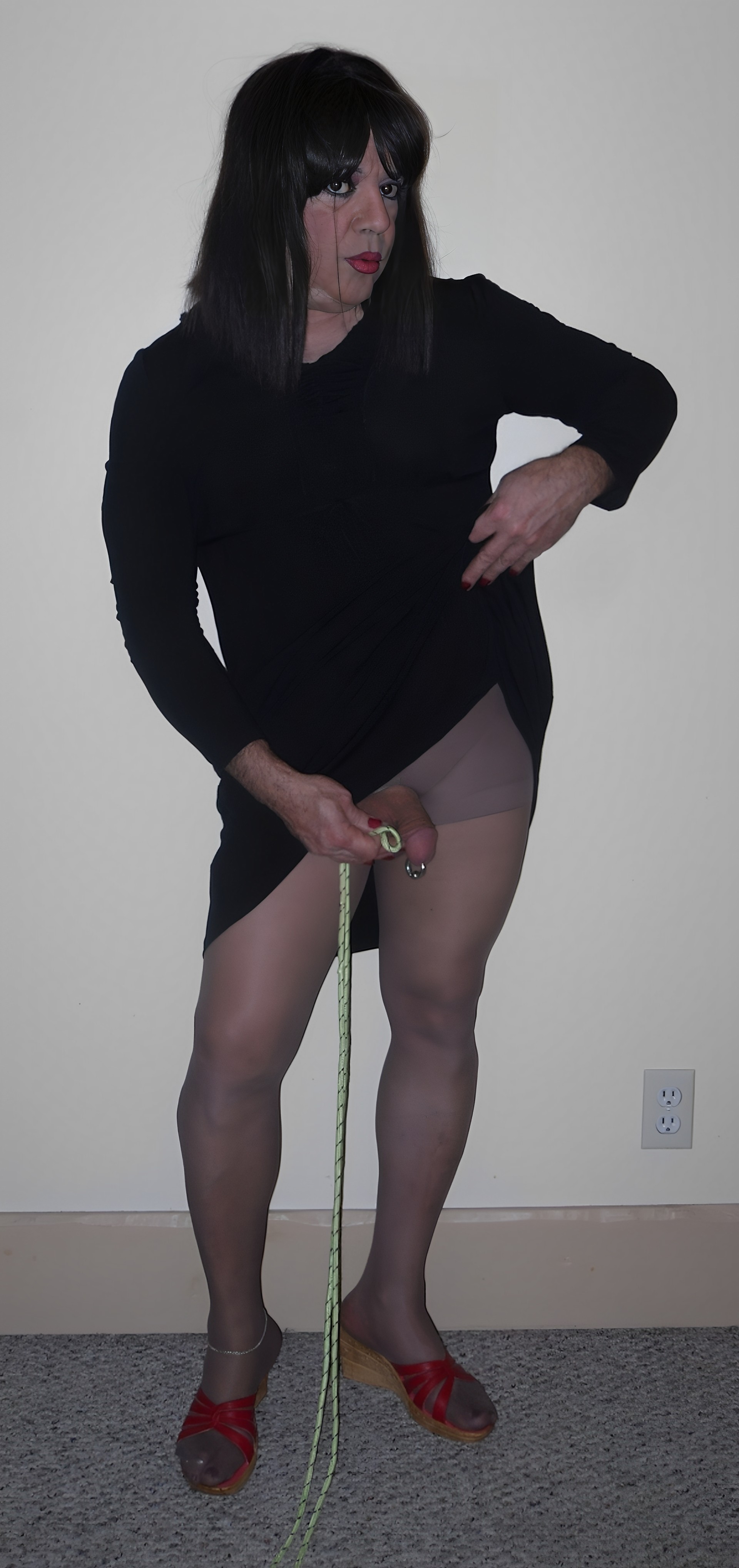  Crossdresser Jazmin Playing with my Sissy Cock