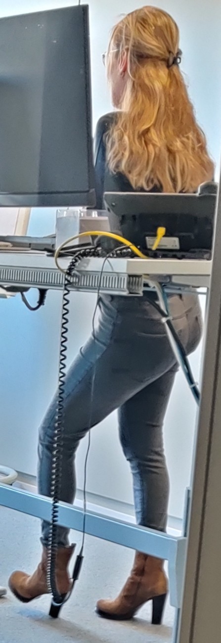 fuck slut Andrea in tight jeans