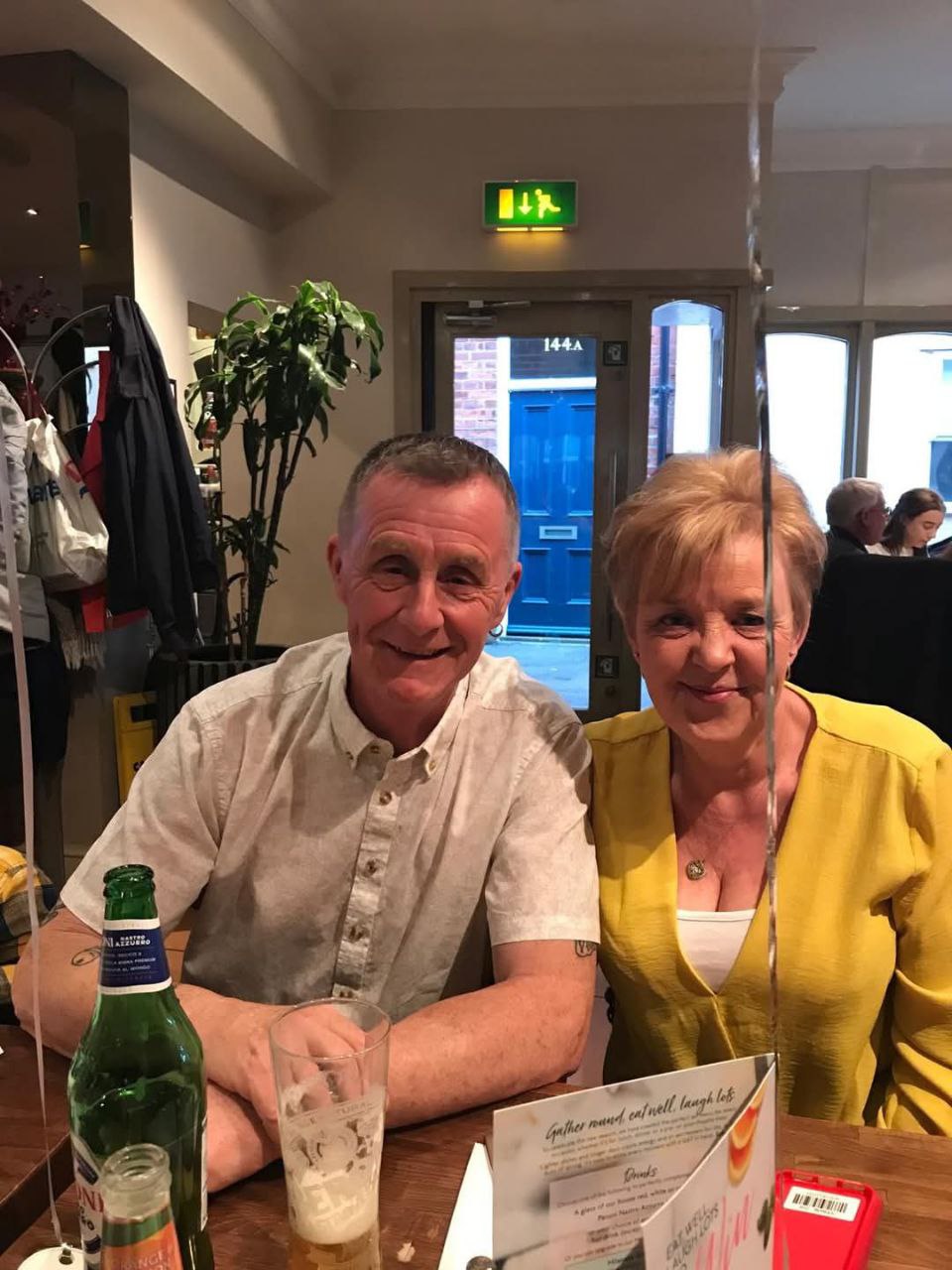 Marc Hirst with wife - NN - exposed