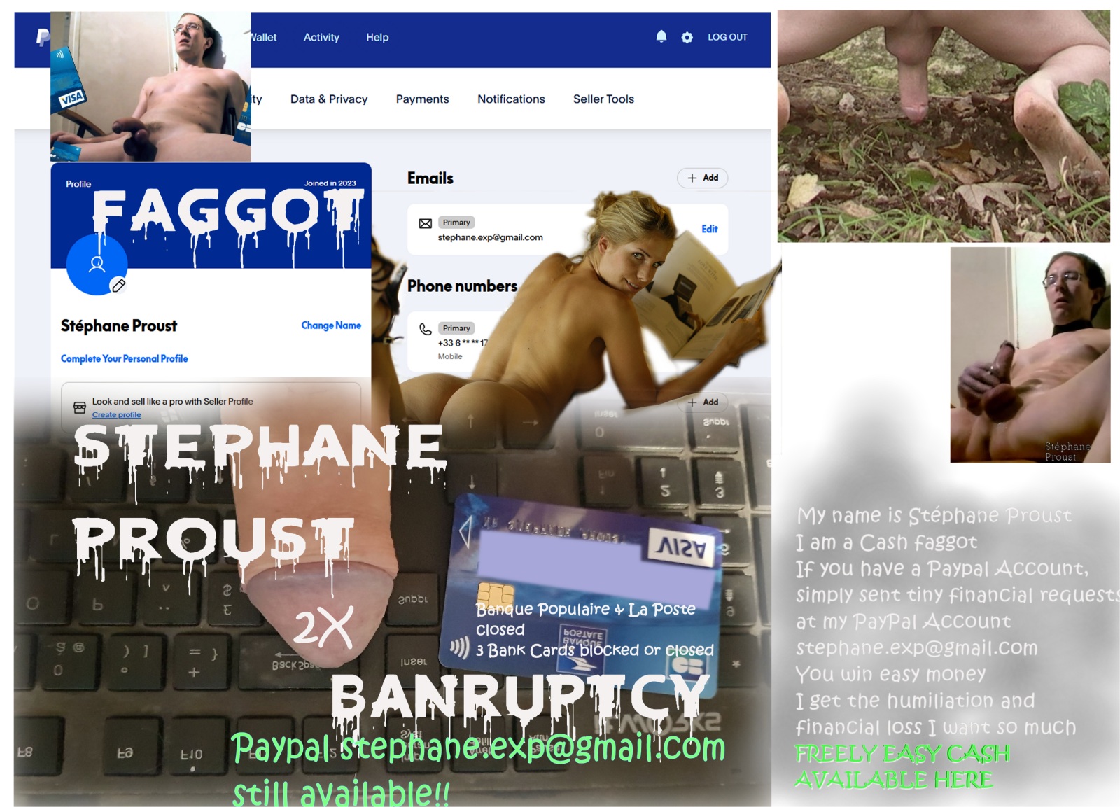 Pervert Exhibitionist Cashfag Cashcow ATMPig CashPig