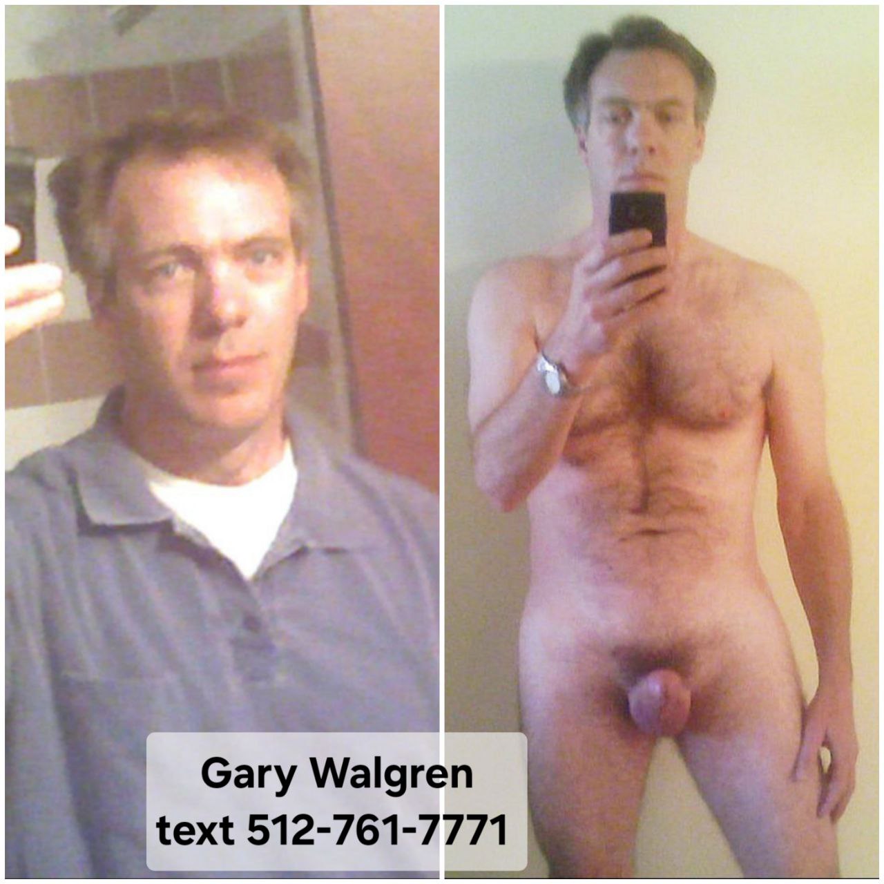 Gary Walgren's nude exposure pictures