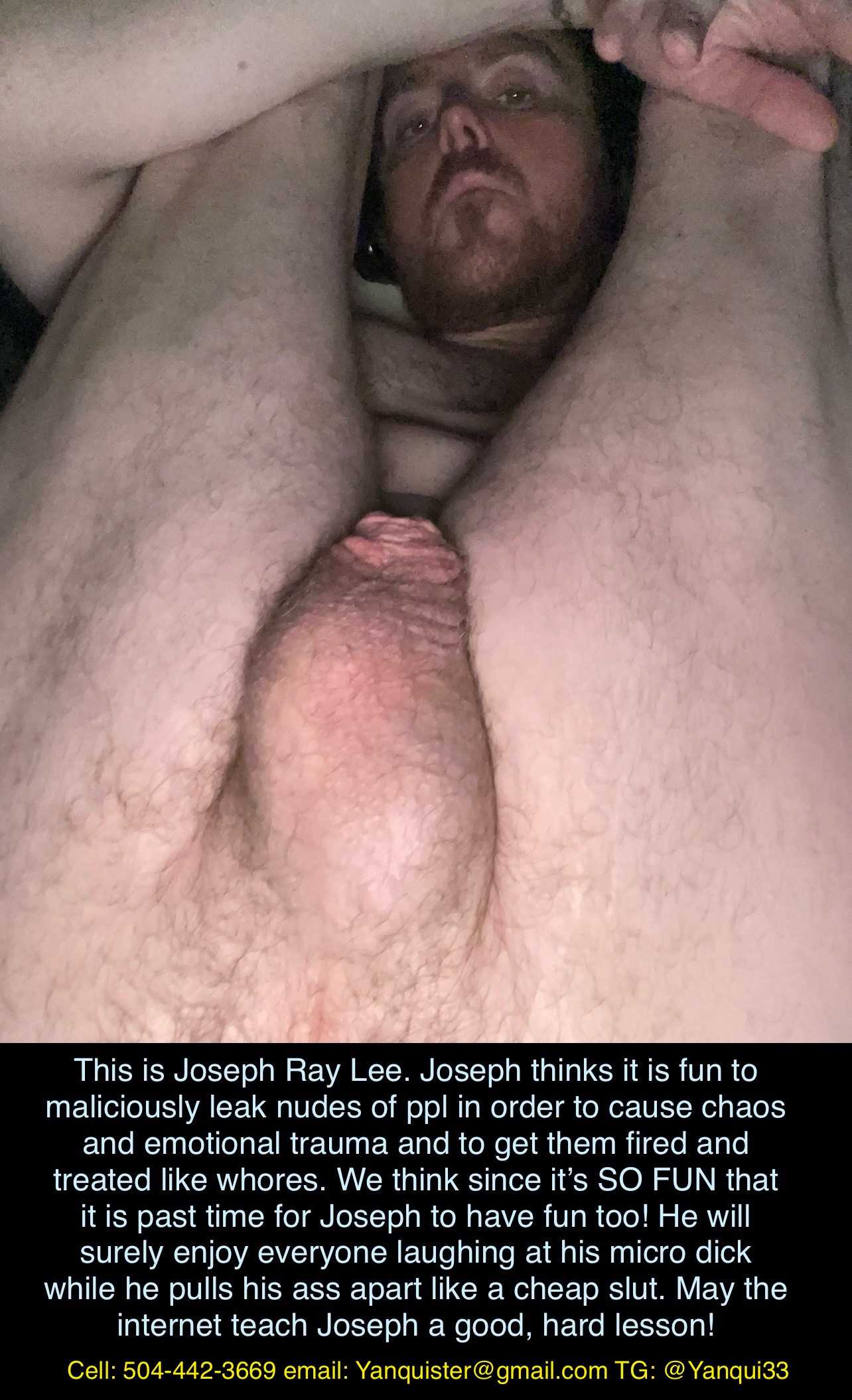 Fag Joseph Ray Lee deserves punishment
