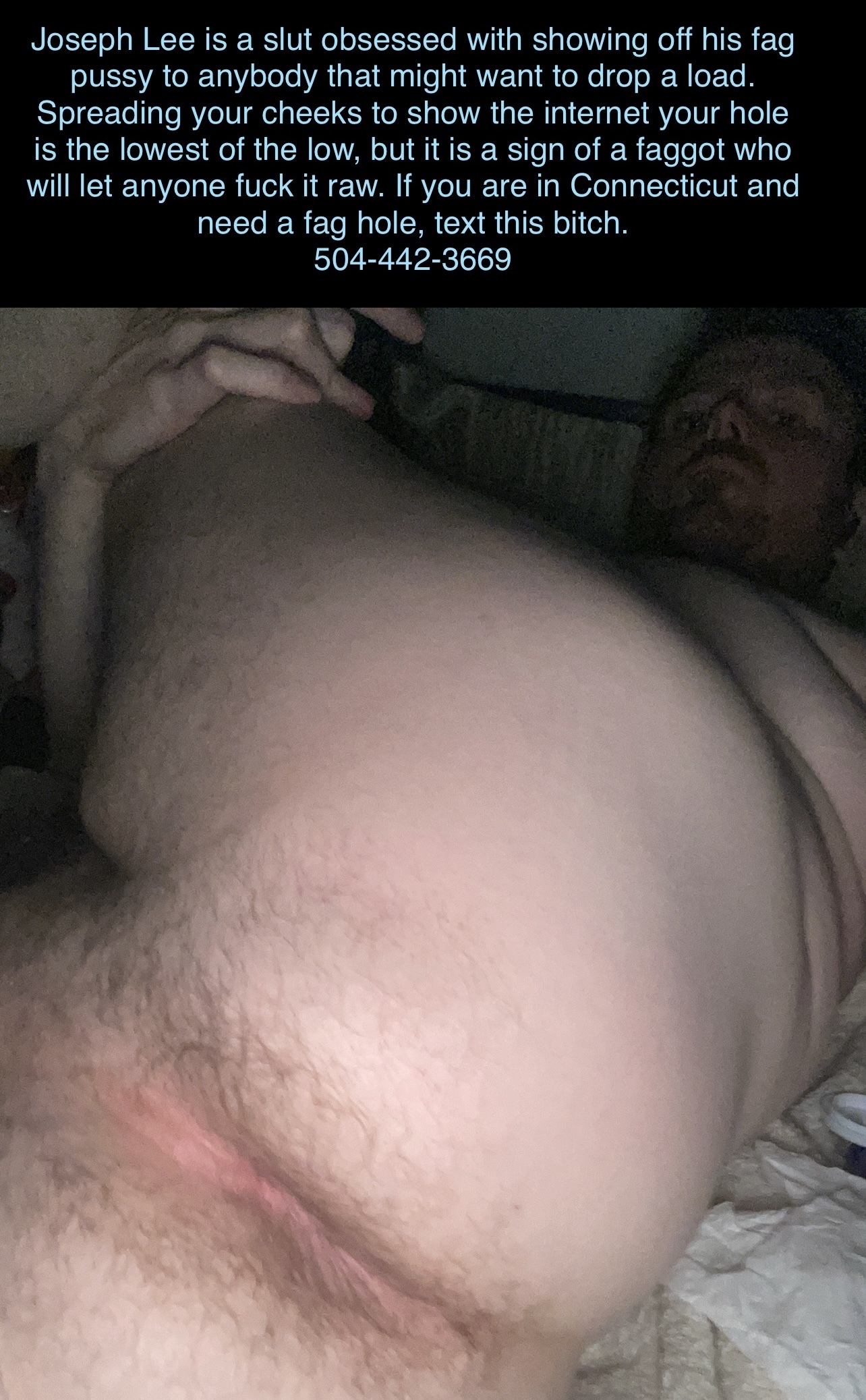 SE Connecticut fag for use as a cumdump.