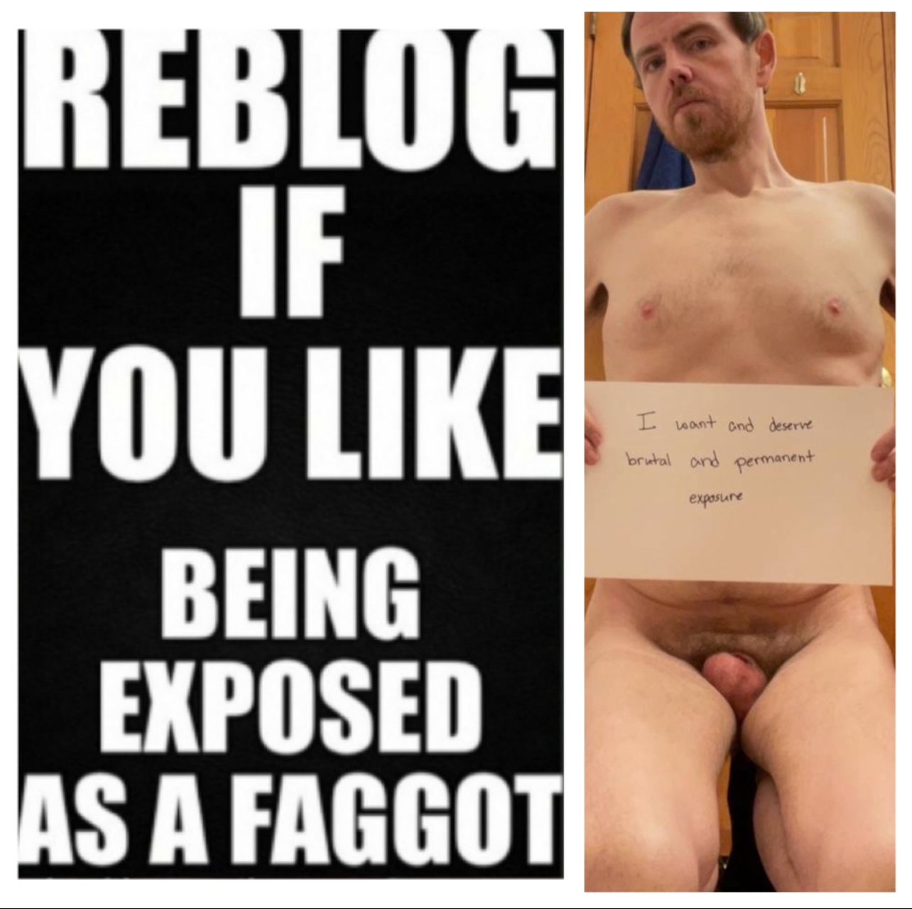 Want to be blackmailed and controlled.