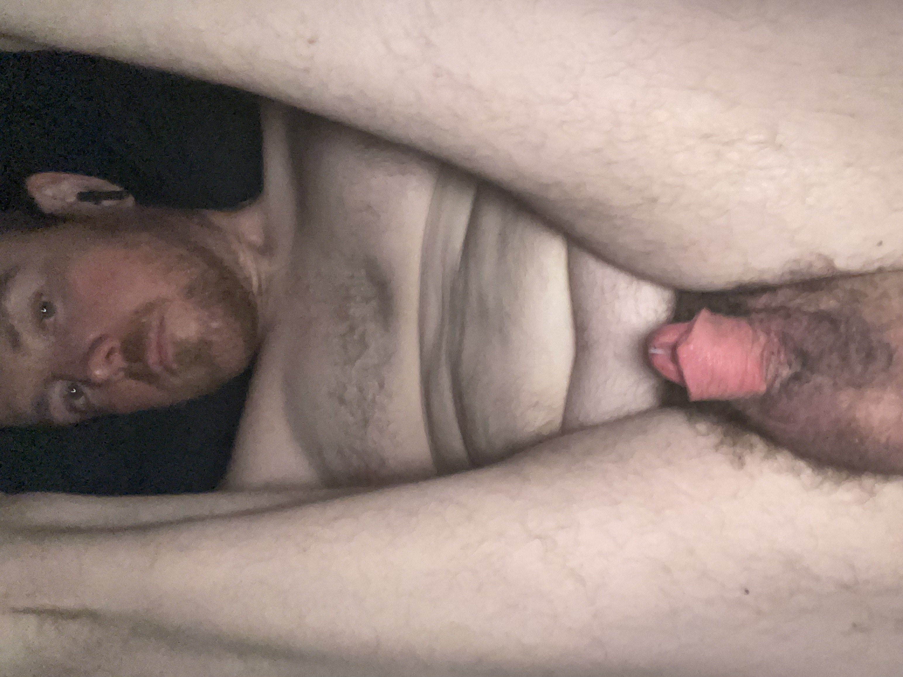 Fag with a swollen clit. 
