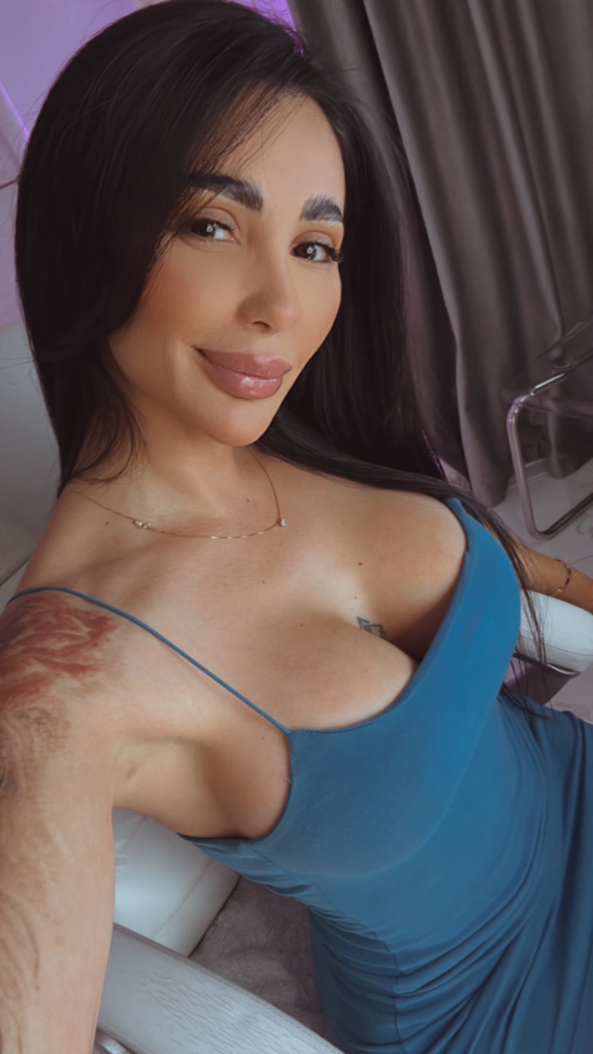 brunette romanian slut with big silicone tits