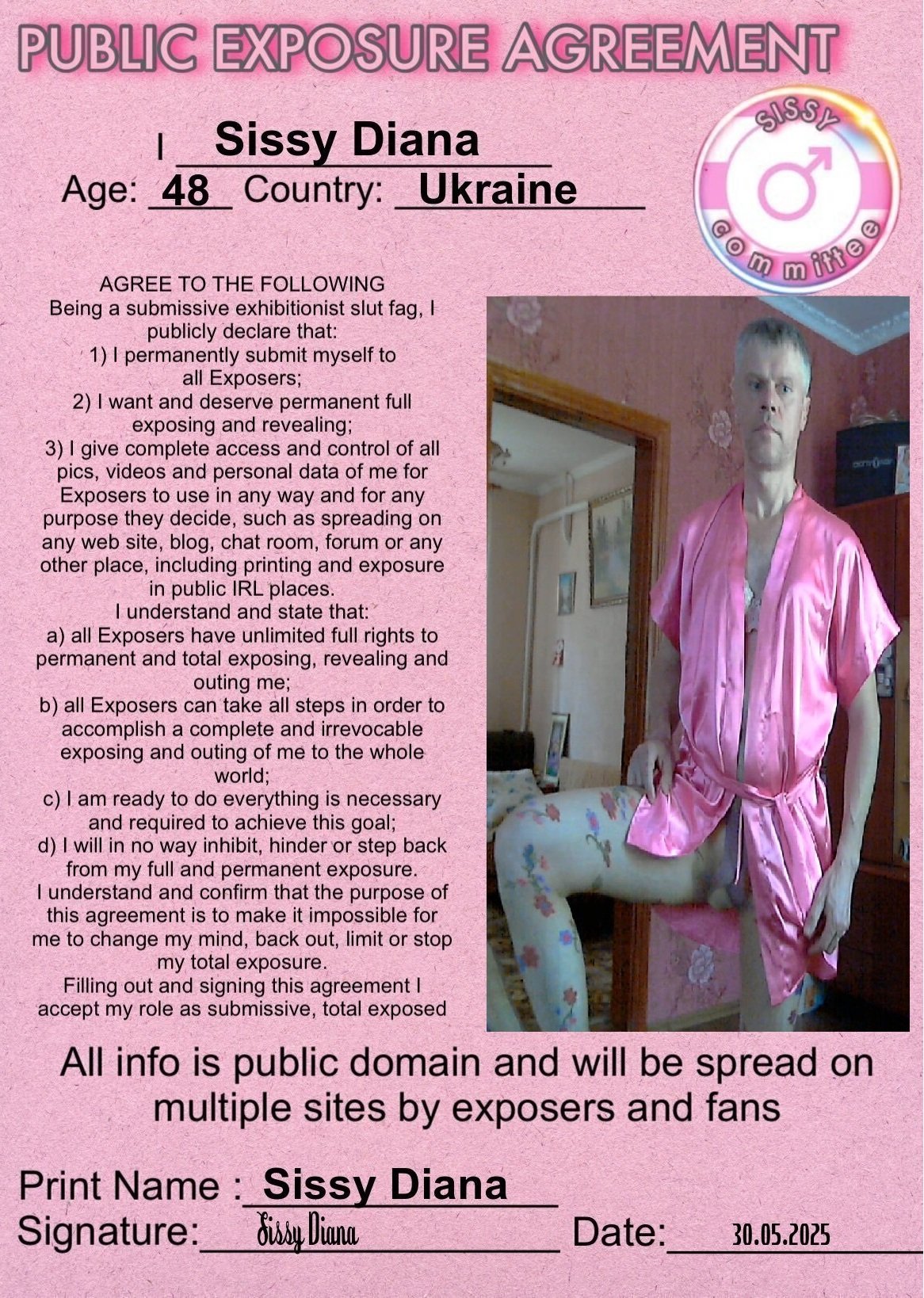 sissy faggot exposure
