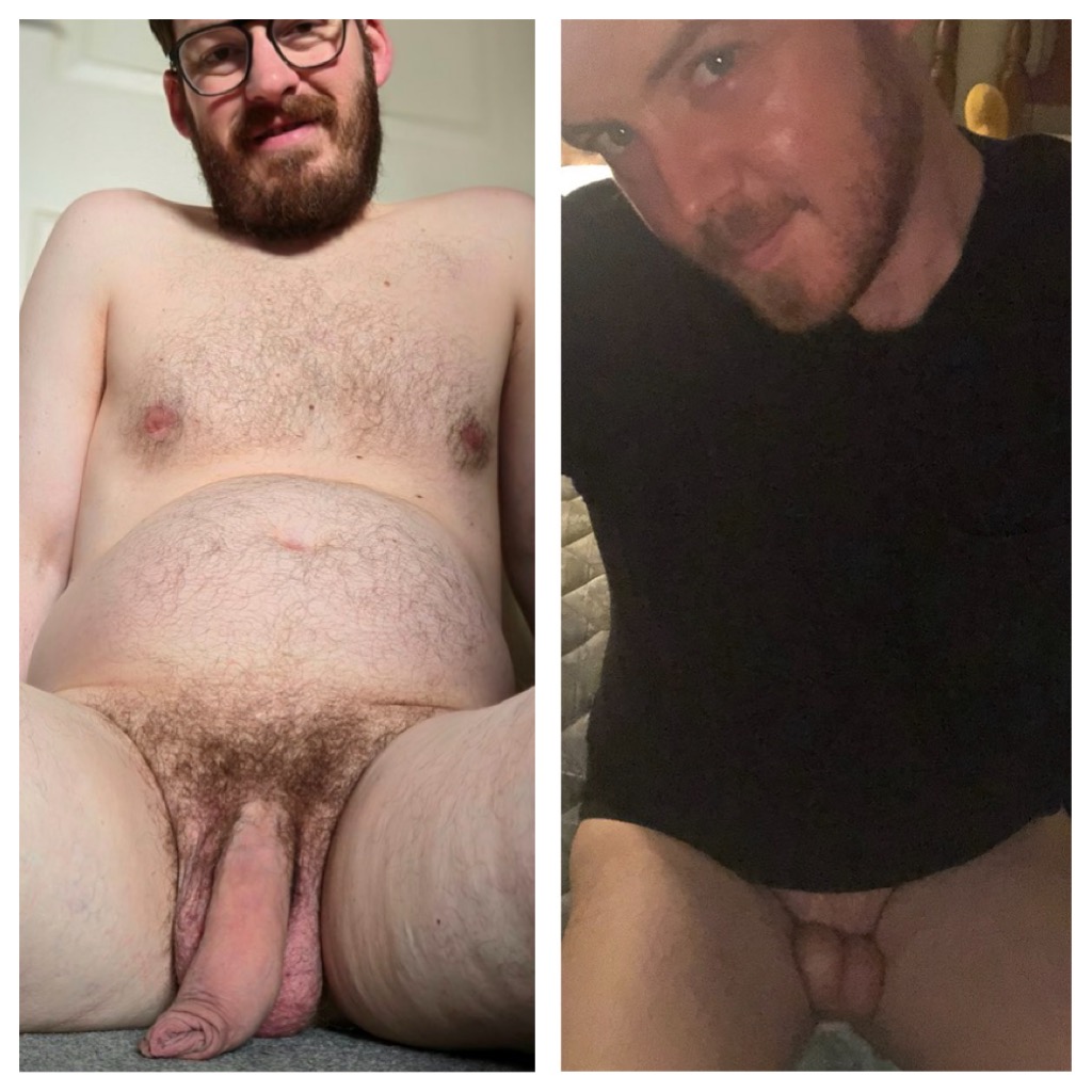 Hung man compared to fag clit 