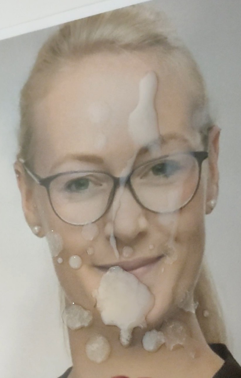 fuck slut Andrea got cummed all over by me
