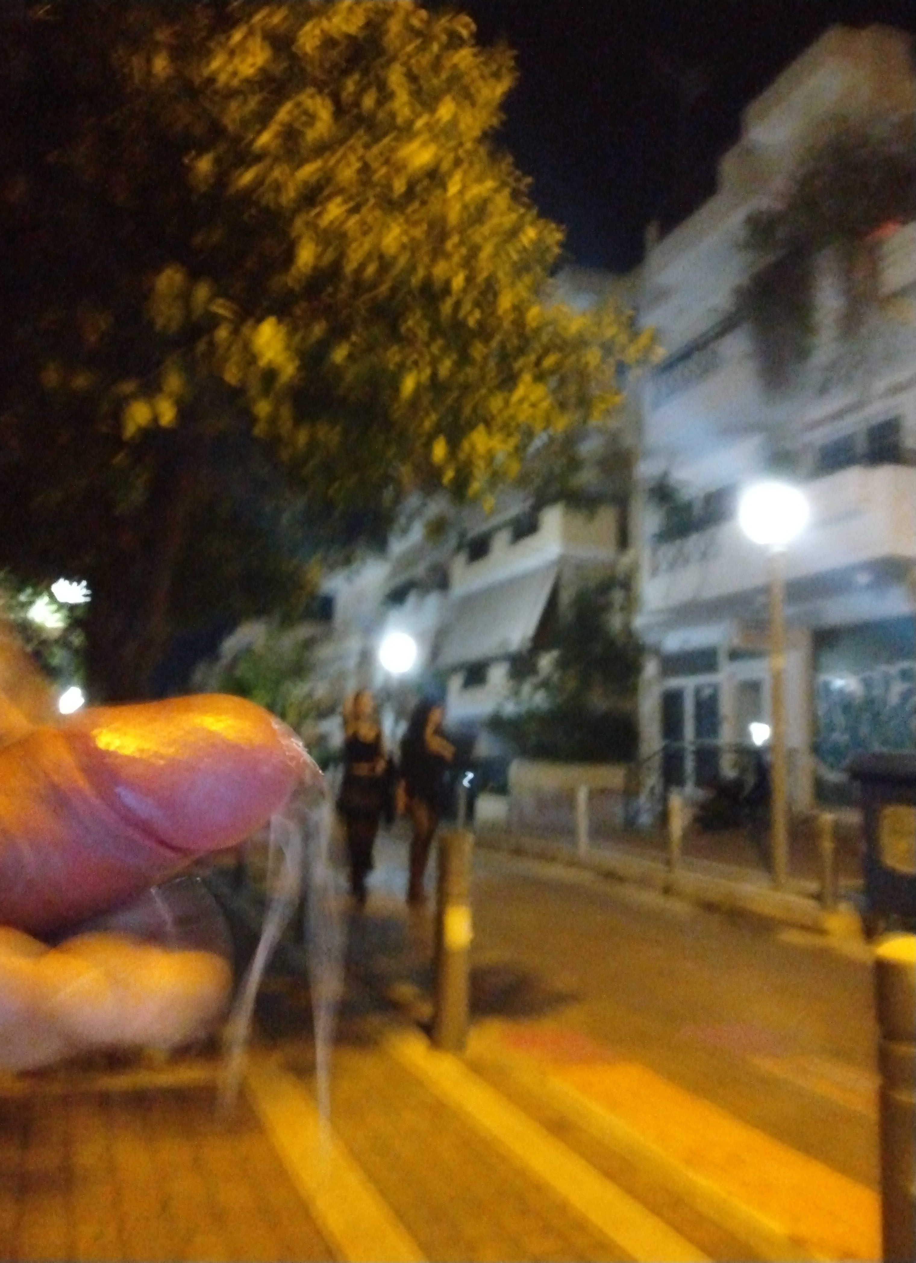 Public masturbation and cum in front of 2 sexy hotties!