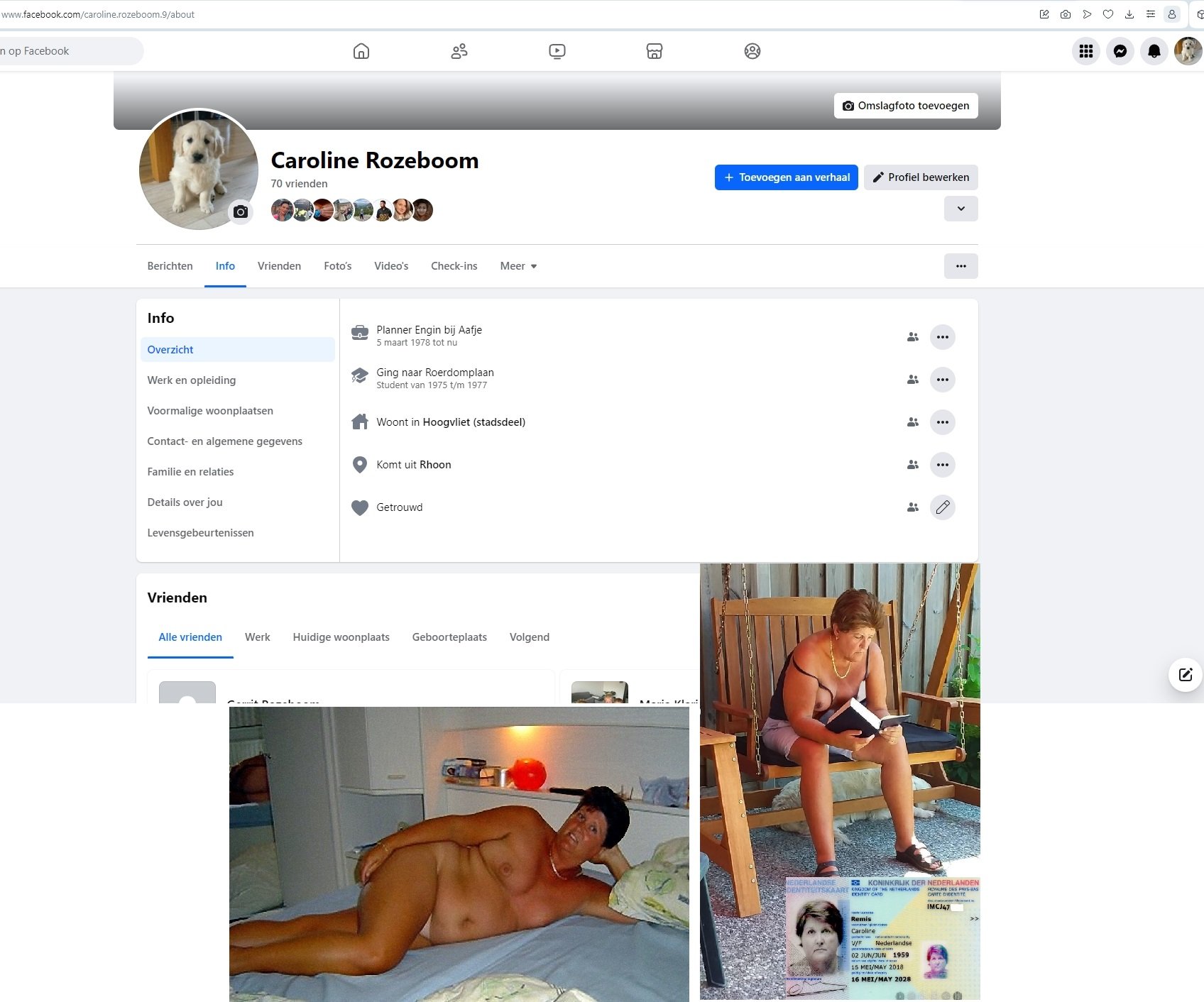 The way Caroline,s facebook should look