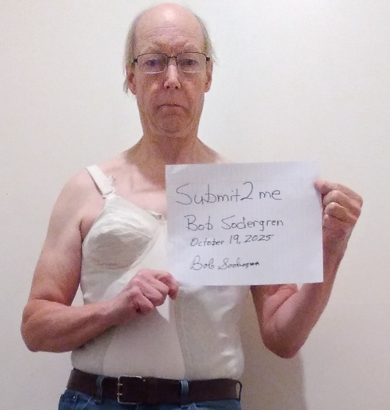 Submit2me varification photo October 19, 2025 Bob Sodergren loser in Federal Way, WA USA