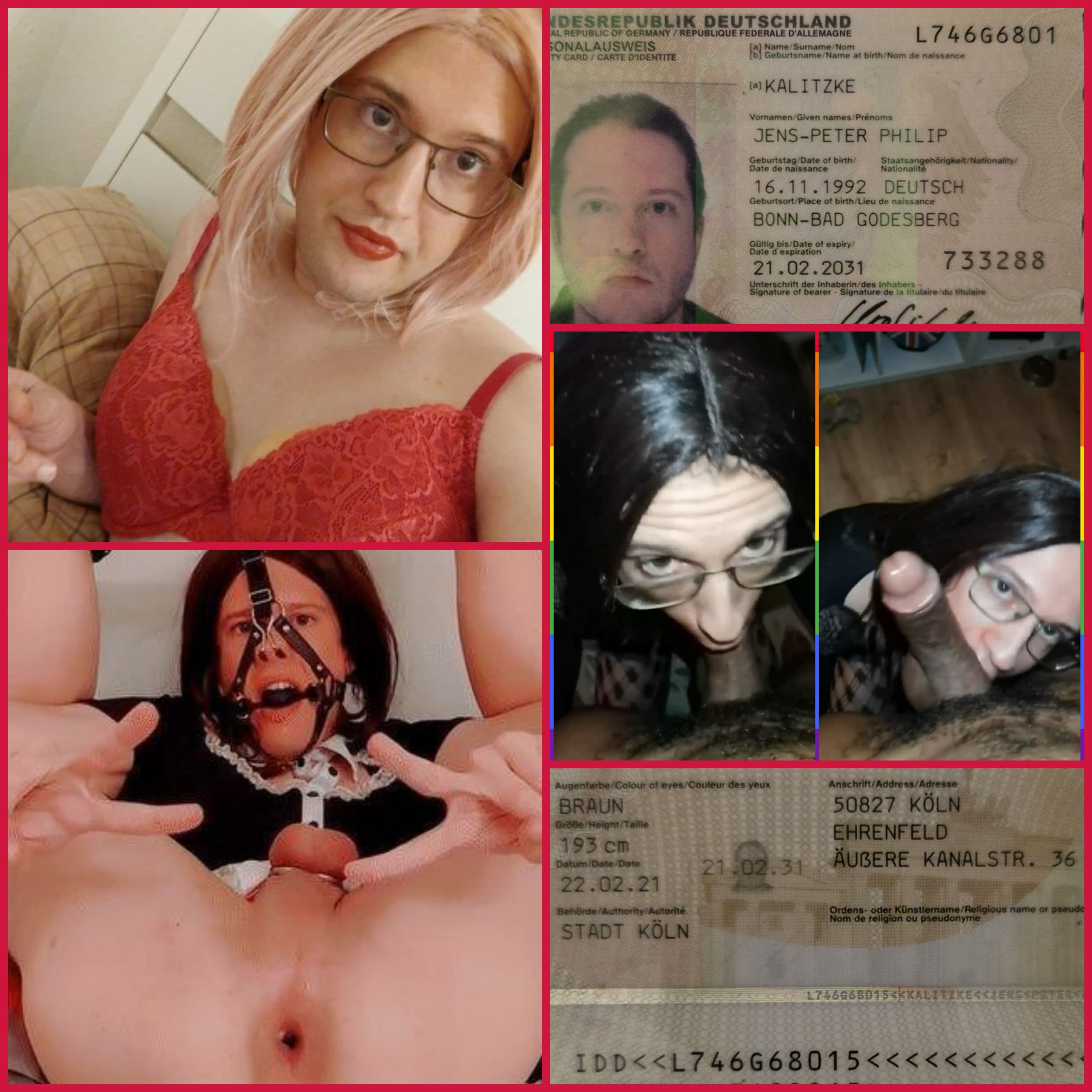 Jens-Peter Kalitzke from Cologne Germany exposed as Sissy Jen (ID)