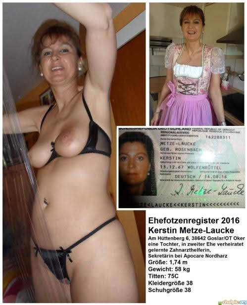 Mature German wife Kerstin 