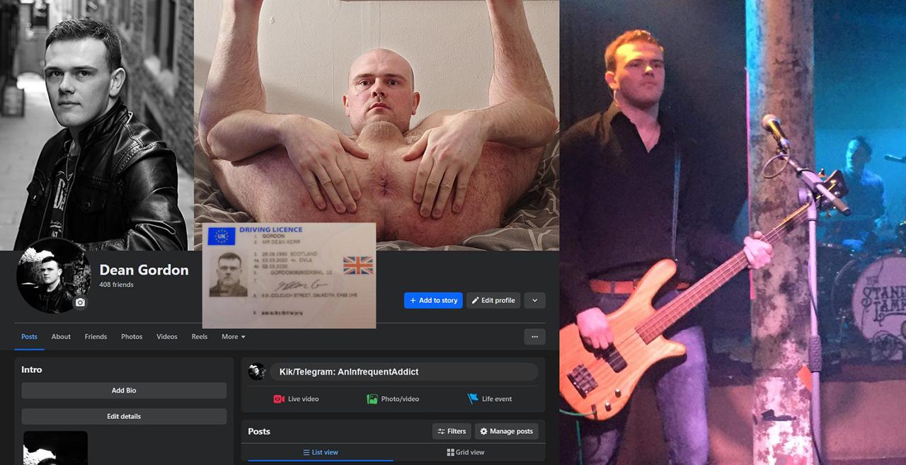 Dean Gordon from Dalkeith UK webslut faggot 