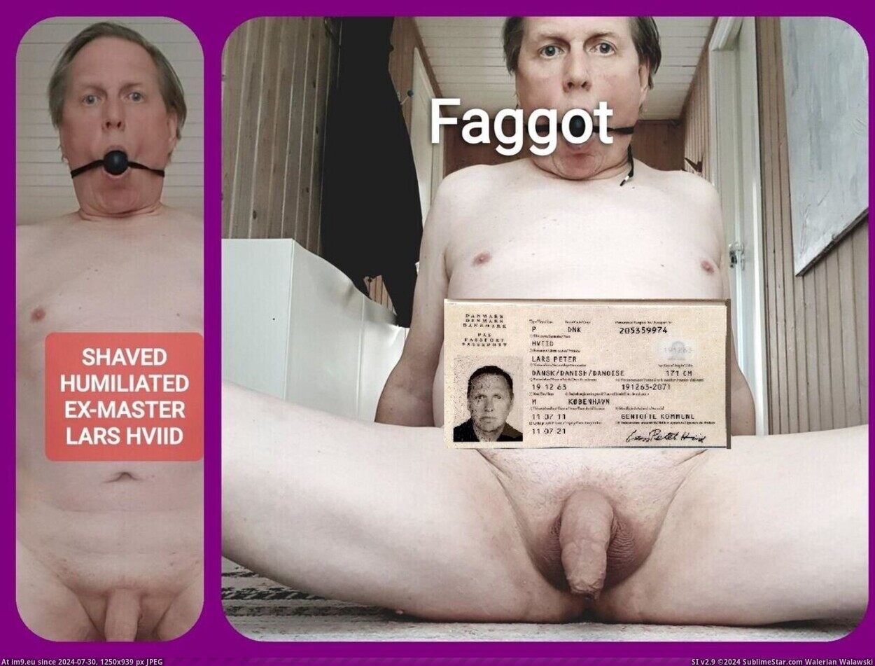 Ex-master now faggot Lars Hviid exposed