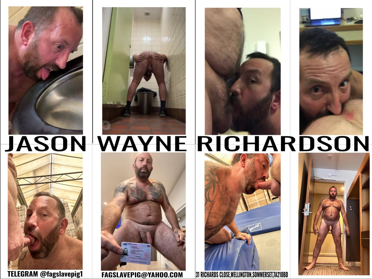 Jason Richardson 07590917790 cock sucking faggot