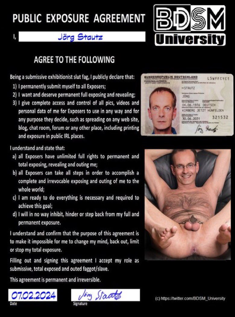 tiny dick faggot joerg stautz PEA