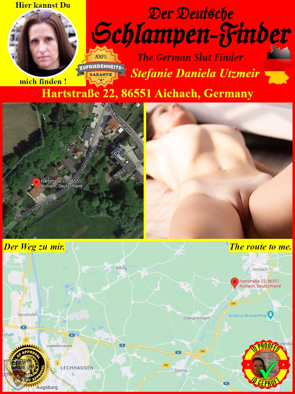 Stefanie Utzmeir Aichach dorfhure und schlampe